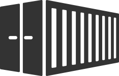 Container Over The Road Transport Icon